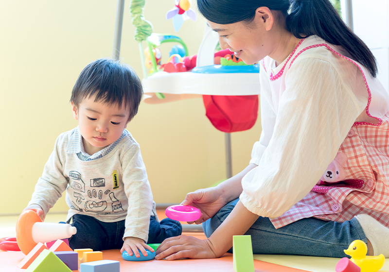 視診、室内遊び
